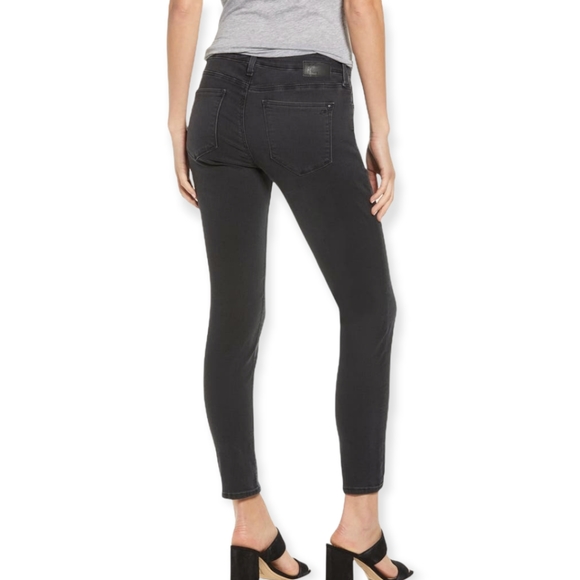 Nordstrom's Mavi Jeans charcoal Alexa mid rise skinny jeans size 28/6